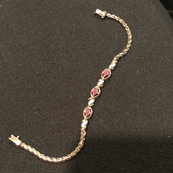 🔥🔥 Ruby & diamond bracelet - Picture 2 of 6